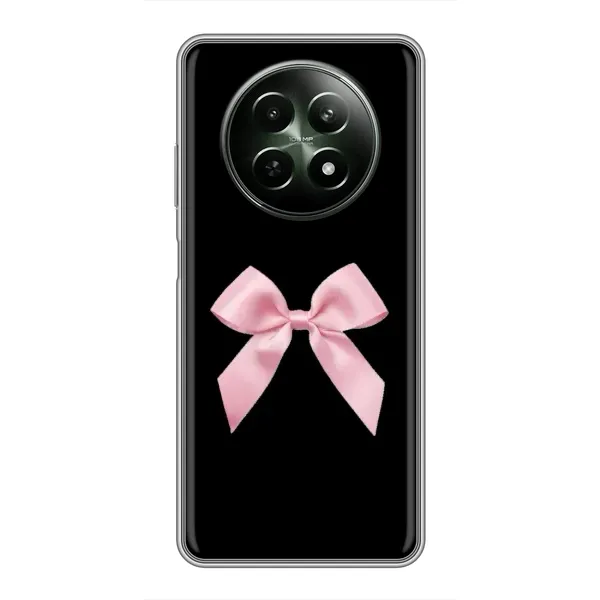 Чехол с рисунком «Бант на черном» для Realme 12 5G Чехол с рисунком «Бант на черном» для Realme 12 5G