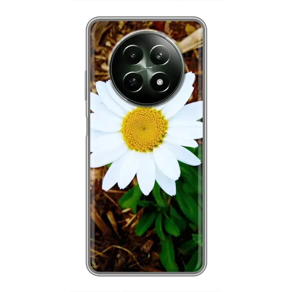 Чехол с рисунком «Белая ромашка» для Realme 12 5G