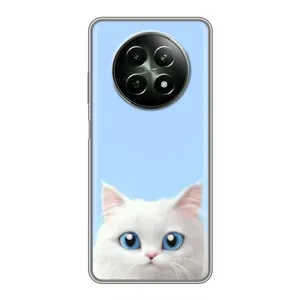 Чохол на тематику: Коти для Realme 12 5G (Білий кіт)