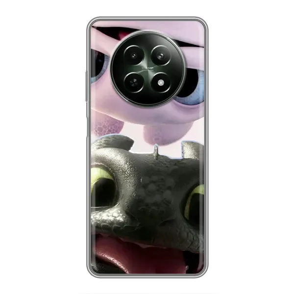 Чехол с рисунком «Беззубик и Дневная Злость» для Realme 12 5G Чехол с рисунком «Беззубик и Дневная Злость» для Realme 12 5G