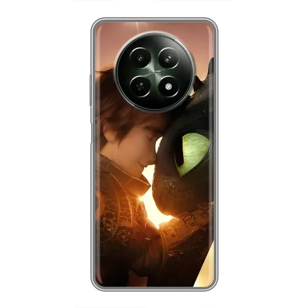 Чехол с рисунком «Беззубик и Иккинг» для Realme 12 5G Чехол с рисунком «Беззубик и Иккинг» для Realme 12 5G