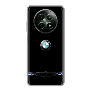 Силиконовый бампер с картинкой машины на RealMe 12 5G (Черный BMW)
