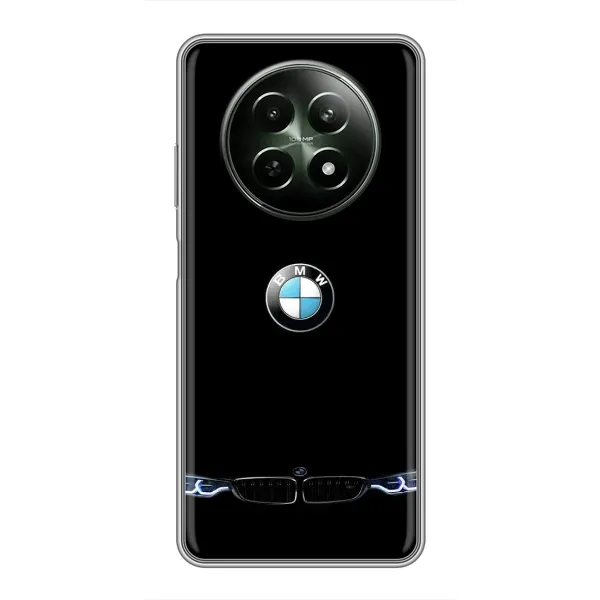 Чехол с рисунком «Черный BMW» для Realme 12 5G Чехол с рисунком «Черный BMW» для Realme 12 5G