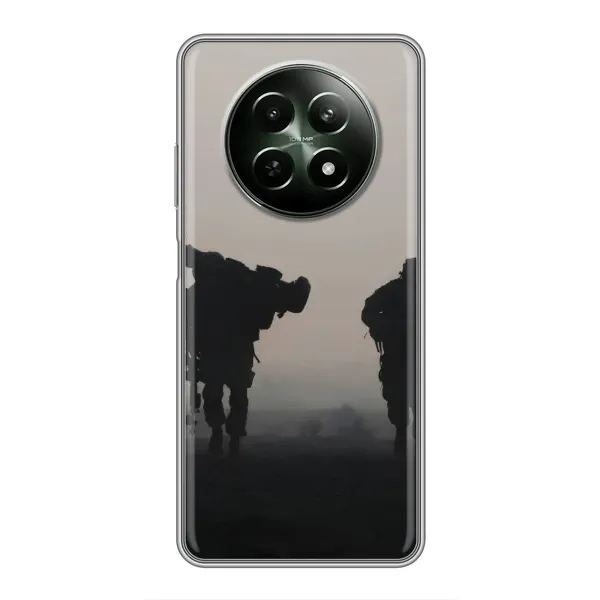 Чехол с рисунком «Бой солдат» для Realme 12 5G Чехол с рисунком «Бой солдат» для Realme 12 5G