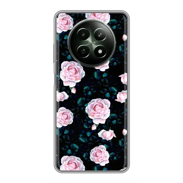Чехол с рисунком «Чайные розы» для Realme 12 5G Чехол с рисунком «Чайные розы» для Realme 12 5G