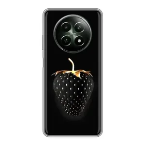 Чохол з зображенням смачної їжі для RealMe 12 5G (Чорна полуниця)