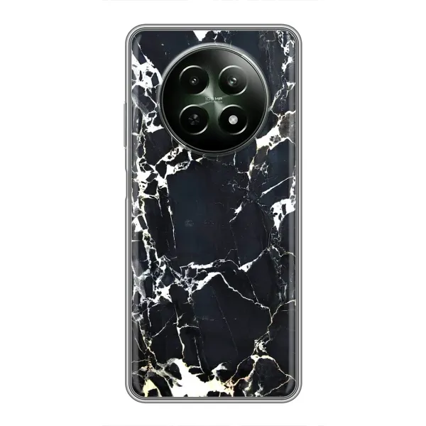 Чехол с рисунком «Чёрный мрамор» для Realme 12 5G Чехол с рисунком «Чёрный мрамор» для Realme 12 5G