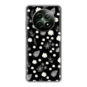Чохли з тематикою "КВІТИ" на RealMe 12 5G (цвітіння на чорному)