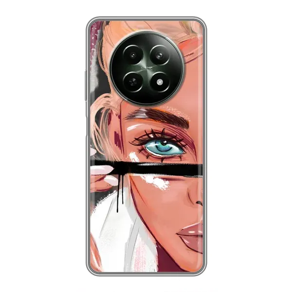 Чехол с рисунком «Девушка и ресницы» для Realme 12 5G Чехол с рисунком «Девушка и ресницы» для Realme 12 5G