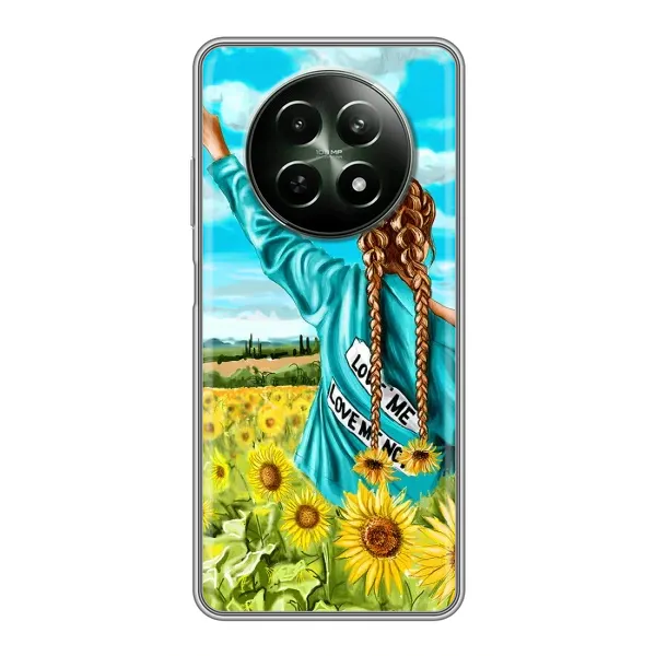 Чехол с рисунком «Девушка на поле» для Realme 12 5G Чехол с рисунком «Девушка на поле» для Realme 12 5G