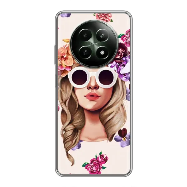 Чехол с рисунком «Девушка в очках» для Realme 12 5G Чехол с рисунком «Девушка в очках» для Realme 12 5G