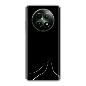 Чехол с картинками на черном фоне для RealMe 12 5G (Дорога)