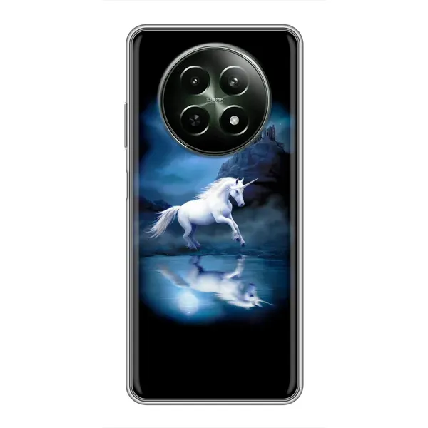 Чехол с рисунком «Единорог» для Realme 12 5G Чехол с рисунком «Единорог» для Realme 12 5G
