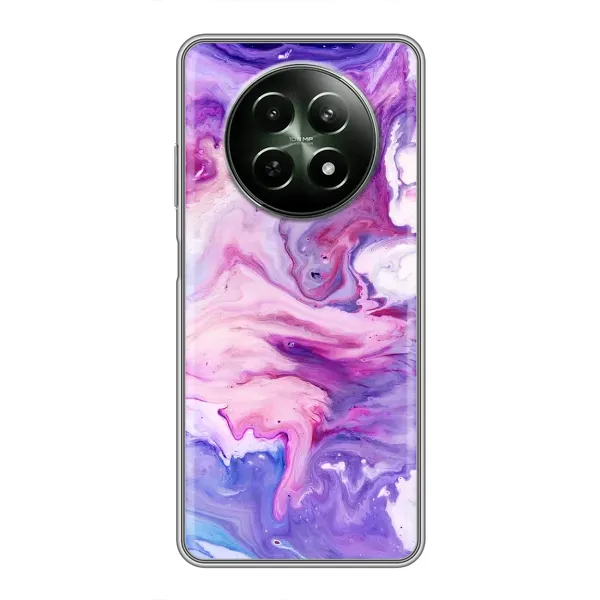 Чехол с рисунком «Фиолетовый мрамор» для Realme 12 5G Чехол с рисунком «Фиолетовый мрамор» для Realme 12 5G