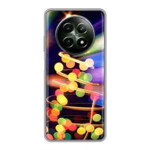 Чехол Новогодняя Елка на RealMe 12 5G (Гирлянды)