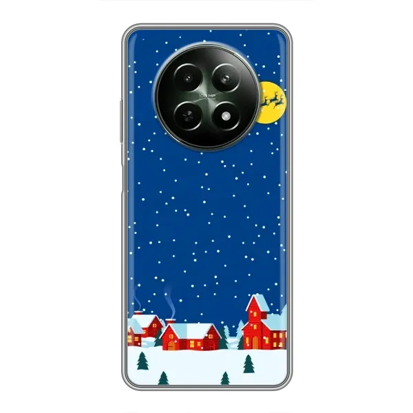 Чехол с рисунком «Город в снегу» для Realme 12 5G Чехол с рисунком «Город в снегу» для Realme 12 5G