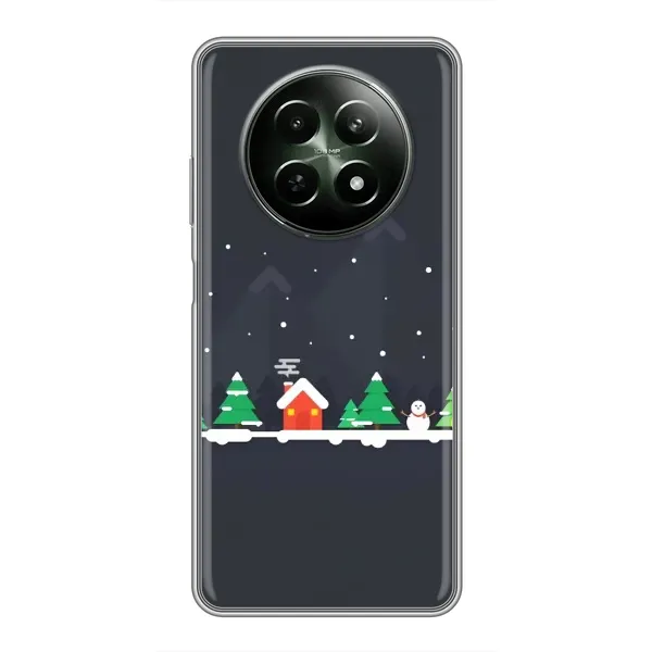 Чехол с рисунком «Город зимний» для Realme 12 5G Чехол с рисунком «Город зимний» для Realme 12 5G