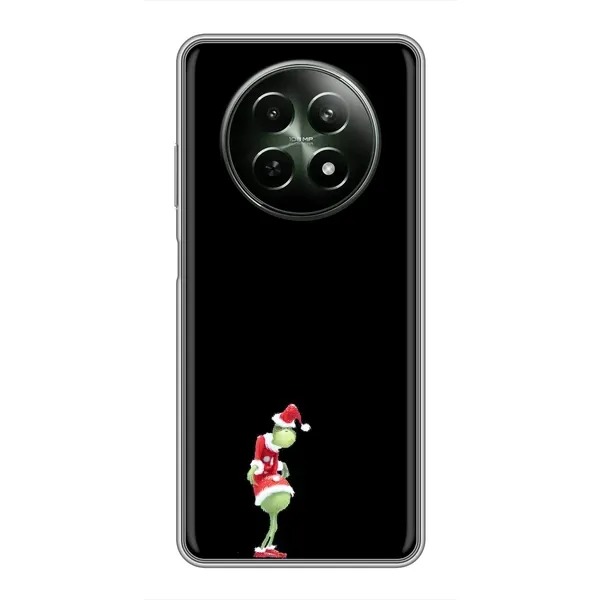 Чехол с рисунком «Гринч на чорном» для Realme 12 5G Чехол с рисунком «Гринч на чорном» для Realme 12 5G