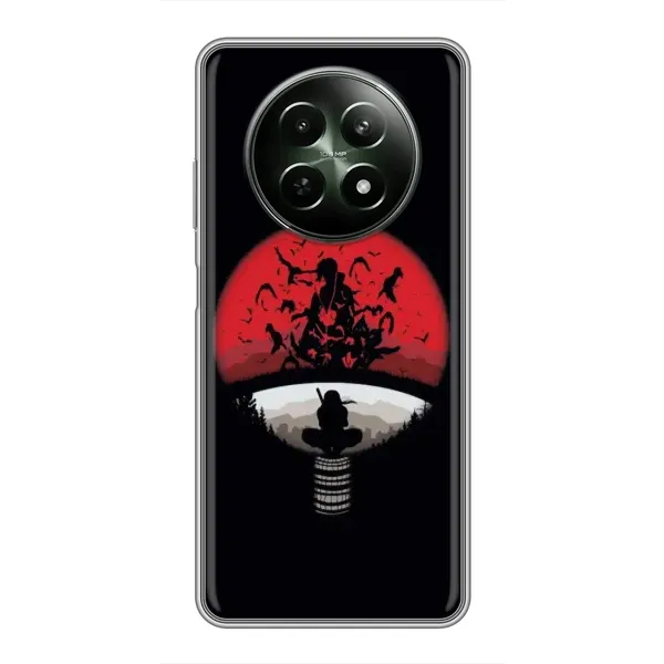 Чехол с рисунком «Итачи на черном» для Realme 12 5G Чехол с рисунком «Итачи на черном» для Realme 12 5G