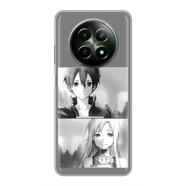 Чехол с рисунком «Кирито-Асуна» для Realme 12 5G Чехол с рисунком «Кирито-Асуна» для Realme 12 5G