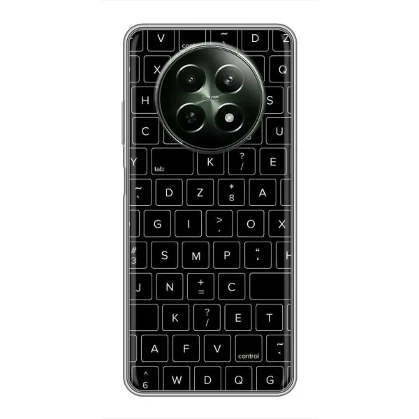 Чехол с рисунком «Клавиатура» для Realme 12 5G Чехол с рисунком «Клавиатура» для Realme 12 5G