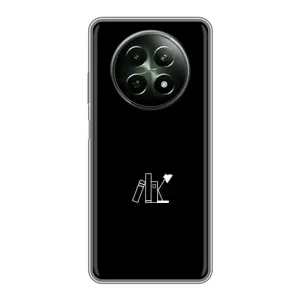 Чехол с картинками на черном фоне для RealMe 12 5G (Книжки)