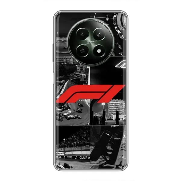 Чехол с рисунком «Коллаж Формула 1» для Realme 12 5G