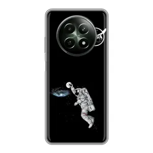 Силіконовый бампер з принтом "Наса" на RealMe 12 5G (Космонавт баскетболіст)
