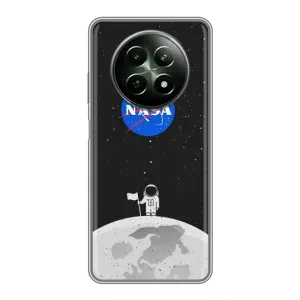 Силіконовый бампер з принтом "Наса" на RealMe 12 5G (Космонавт NASA)