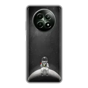 Силіконовый Чохол з принтом "Космонавти" на RealMe 12 5G (Космонавт романтик)
