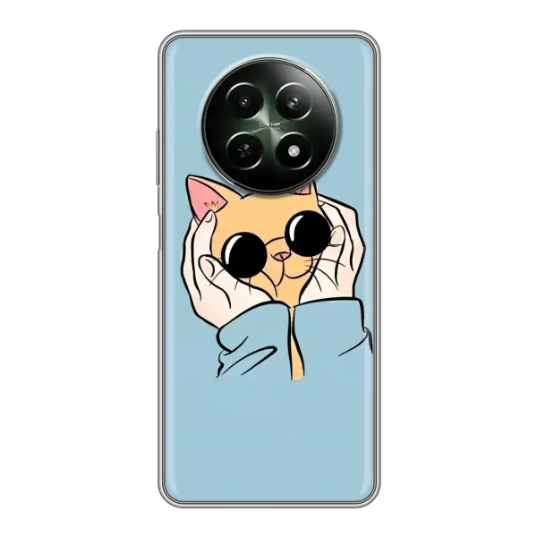 Чехол с рисунком «КОТИК в очках» для Realme 12 5G Чехол с рисунком «КОТИК в очках» для Realme 12 5G