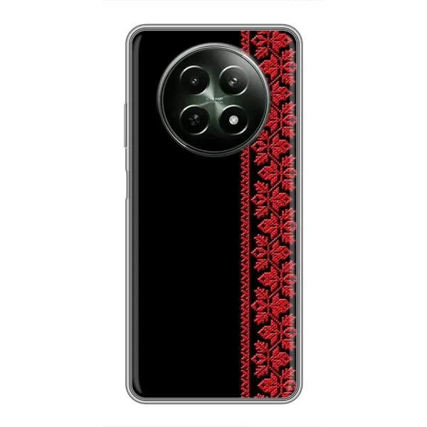Чехол с рисунком «Красная Вышиванка» для Realme 12 5G Чехол с рисунком «Красная Вышиванка» для Realme 12 5G