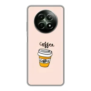 Чохол з зображенням смачної їжі для RealMe 12 5G (Кружка Кави)