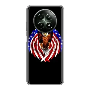 Чехол Флаг USA для RealMe 12 5G (Крылья США)