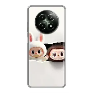 Чехол с принтом Лабубу для RealMe 12 5G (Фигурки Labubu)