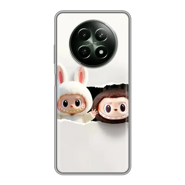 Чехол с рисунком «Фигурки Labubu» для Realme 12 5G Чехол с рисунком «Фигурки Labubu» для Realme 12 5G