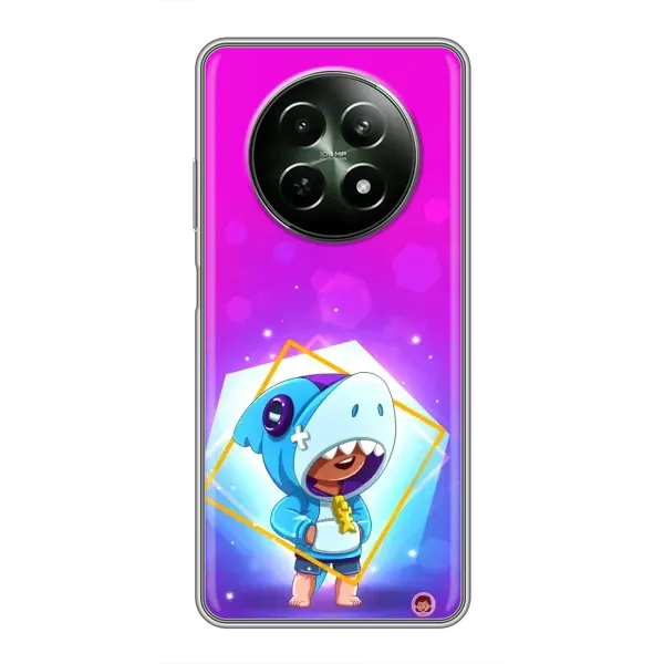 Чехол с рисунком «Леон в костюме Акулы» для Realme 12 5G