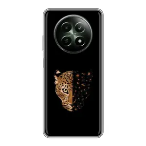 Чохол з леопардовим принтом на RealMe 12 5G (Леопард на чорному)