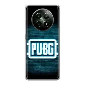 Чехол (TPU) с картинкой "Лого Пабг" на Реалми 12 5Г (Лого PUBG)