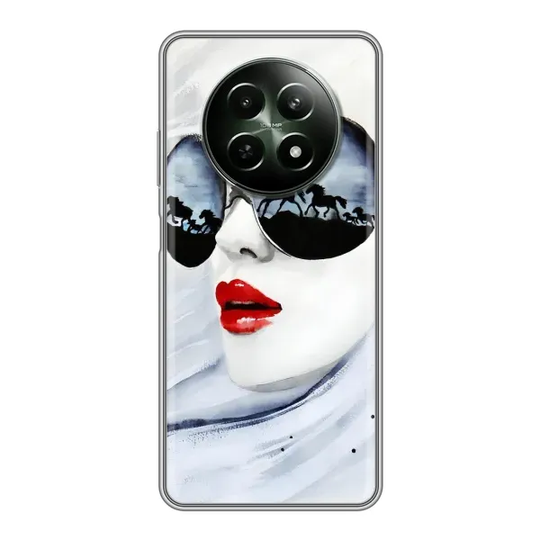 Чехол с рисунком «Любительница коней» для Realme 12 5G Чехол с рисунком «Любительница коней» для Realme 12 5G