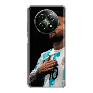Чехлы Лео Месси Аргентина для RealMe 12 5G (Месси Капитан)