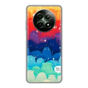 Силіконовий чохол з котиком для RealMe 12 5G (Mew)