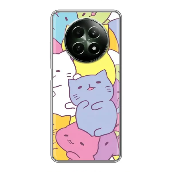 Чехол с рисунком «Милые котики» для Realme 12 5G Чехол с рисунком «Милые котики» для Realme 12 5G