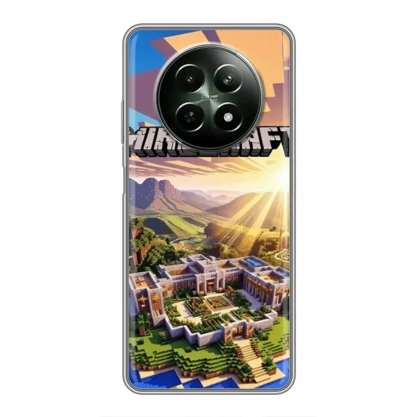 Чехол с рисунком «MINECRAFT» для Realme 12 5G