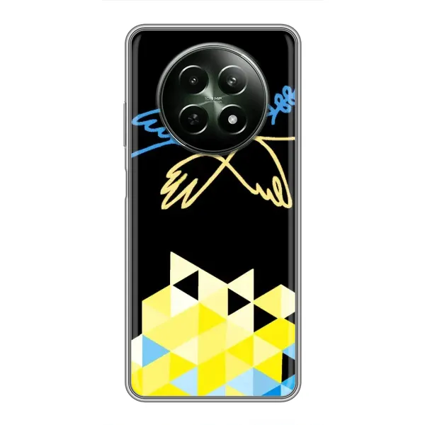 Чехол с рисунком «Мир для Украины» для Realme 12 5G Чехол с рисунком «Мир для Украины» для Realme 12 5G