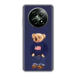Чехлы Мишка Тедди для Реалми 12 5Г (Мишка USA)