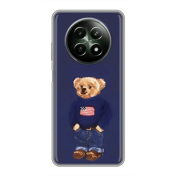 Чехол с рисунком «Мишка USA» для Realme 12 5G