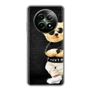 Чехлы Мишка Тедди для Реалми 12 5Г (Мишка в очках)