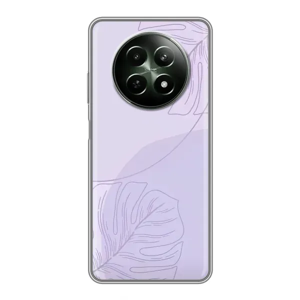 Чехол с рисунком «Монстера фиолетовая» для Realme 12 5G Чехол с рисунком «Монстера фиолетовая» для Realme 12 5G