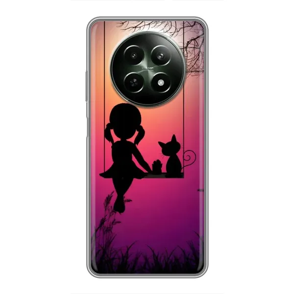 Чехол с рисунком «На качели» для Realme 12 5G Чехол с рисунком «На качели» для Realme 12 5G